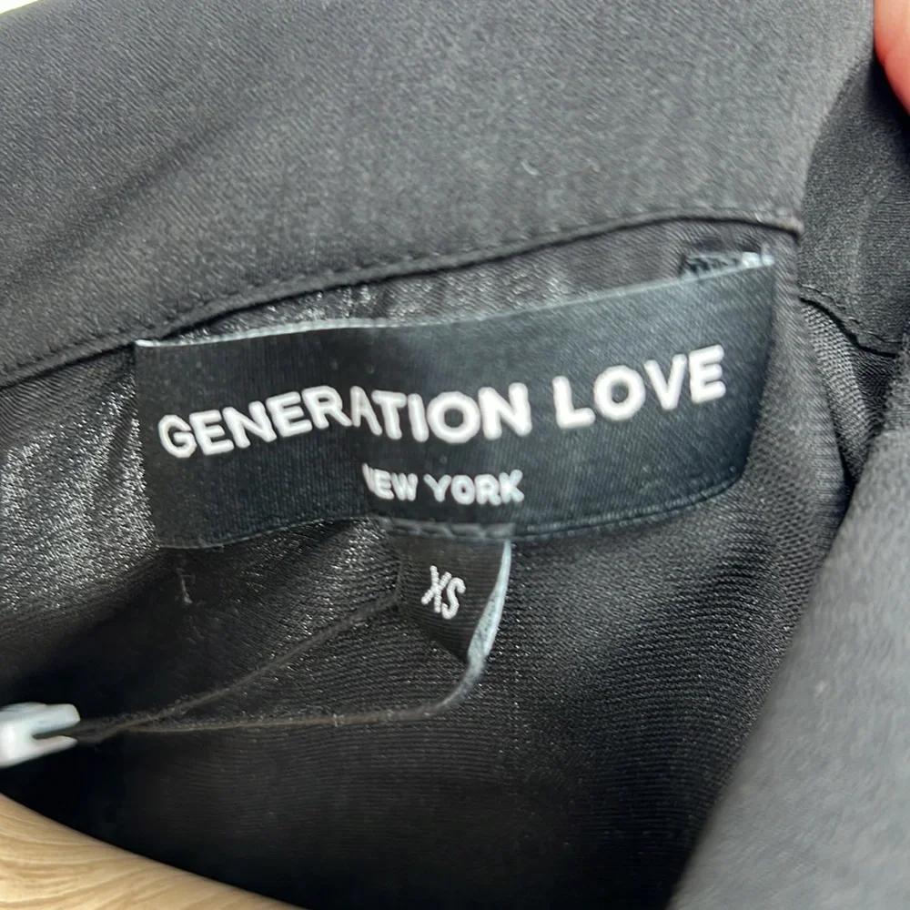 🆕Generation Love Lenox Black White Pajama Set Shorts Pockets Lounge Sleepwear - Picture 7 of 16